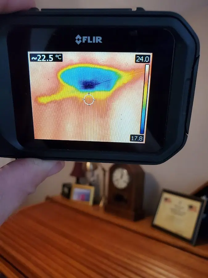 Thermal imaging inspection for water damage in Moses Lake